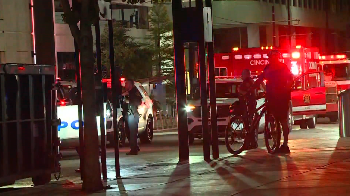 Police investigating after stabbing near bus stop downtown - WLWT