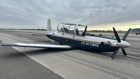 Aircraft from Vance Air Force Base makes emergency belly landing in Kansas