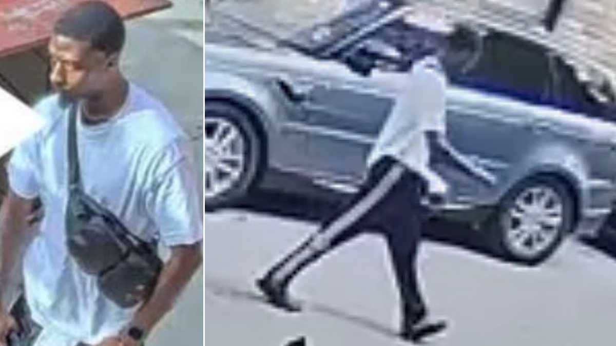 Robber Search Video shows man amid search for suspect in Fells Point robbery - WBAL
