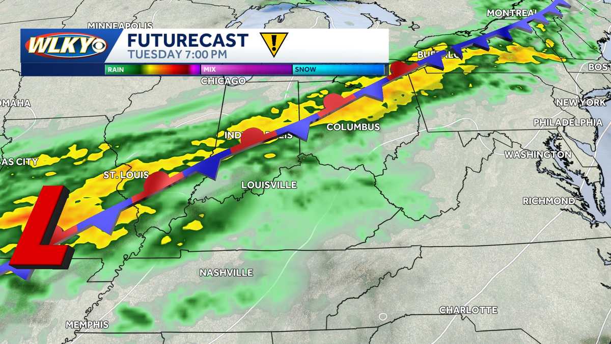 Weekly weather planner: More showers Tuesday and Tuesday night, cooler temperatures coming