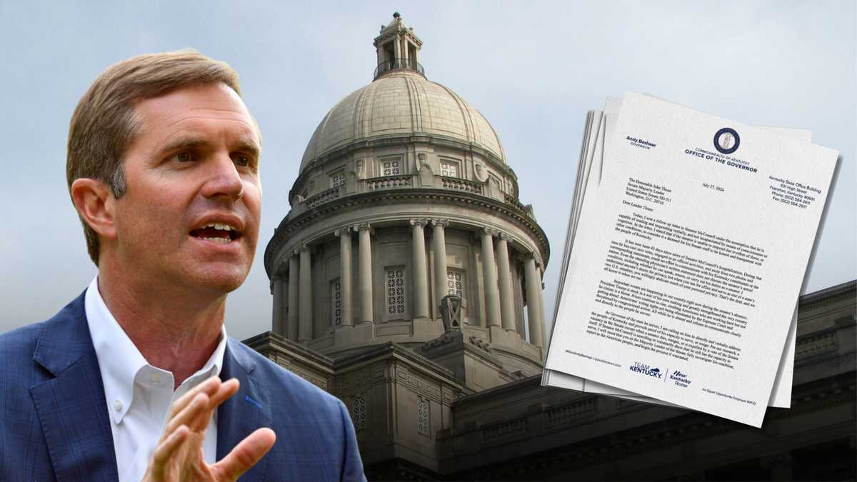 Beshear tells McConnell to prove he can continue serving or resign in new letters