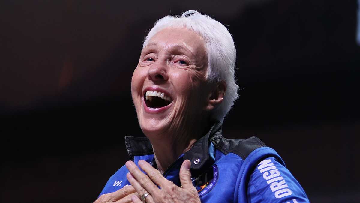 Aviation pioneer Wally Funk, the oldest woman to fly in space, dies at 87