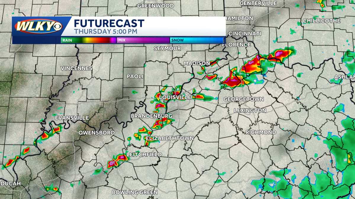 Impact Weather:  Storm chances for some