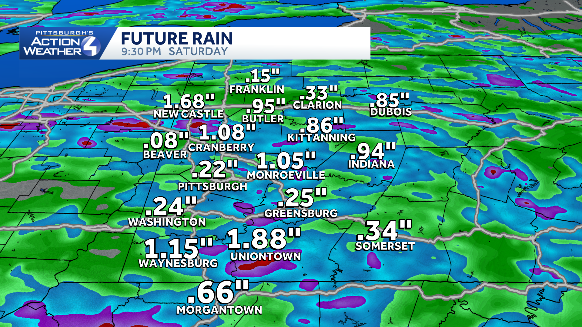 Impact Day: Showers & Thunderstorms on Friday