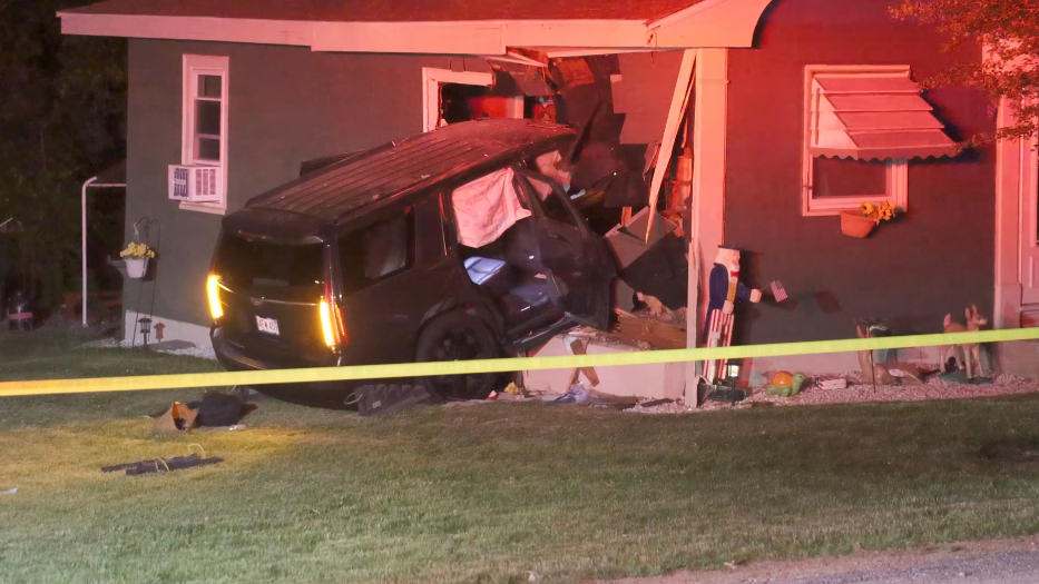 Driver charged with OUI after crashing SUV into Abington home