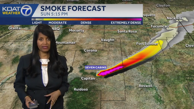 More gusty winds will keep fire danger high again on Monday.
