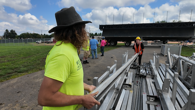 VOA Country Music Festival setup underway ahead of 4-Day event