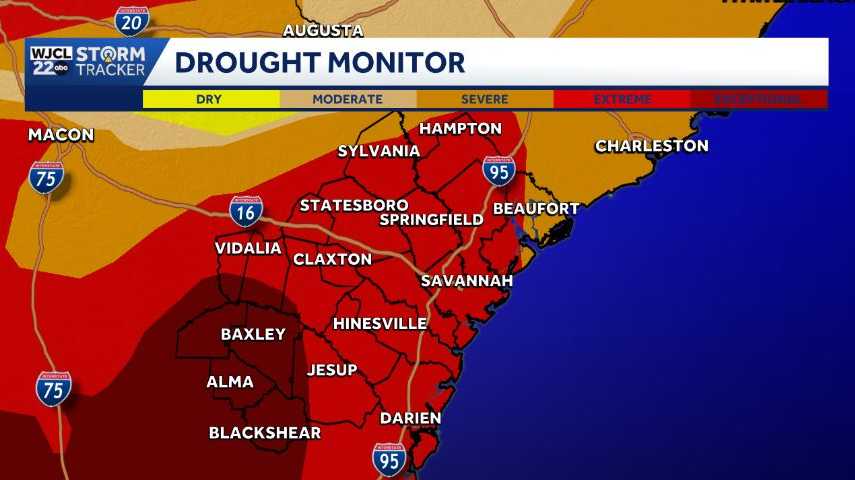Dry weather continues across Southeast Georgia and the Lowcountry - WJCL