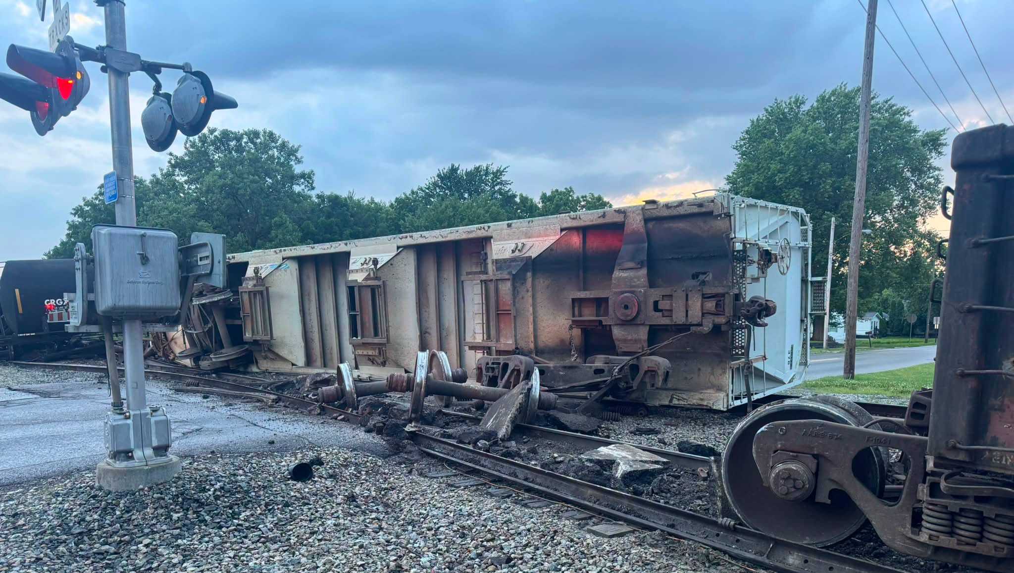 Evacuations lifted after train derailment in northern Ohio