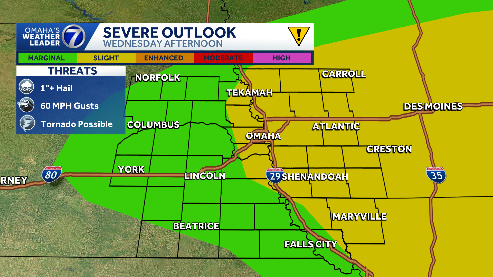 Couple chances for strong storms this week in Omaha area