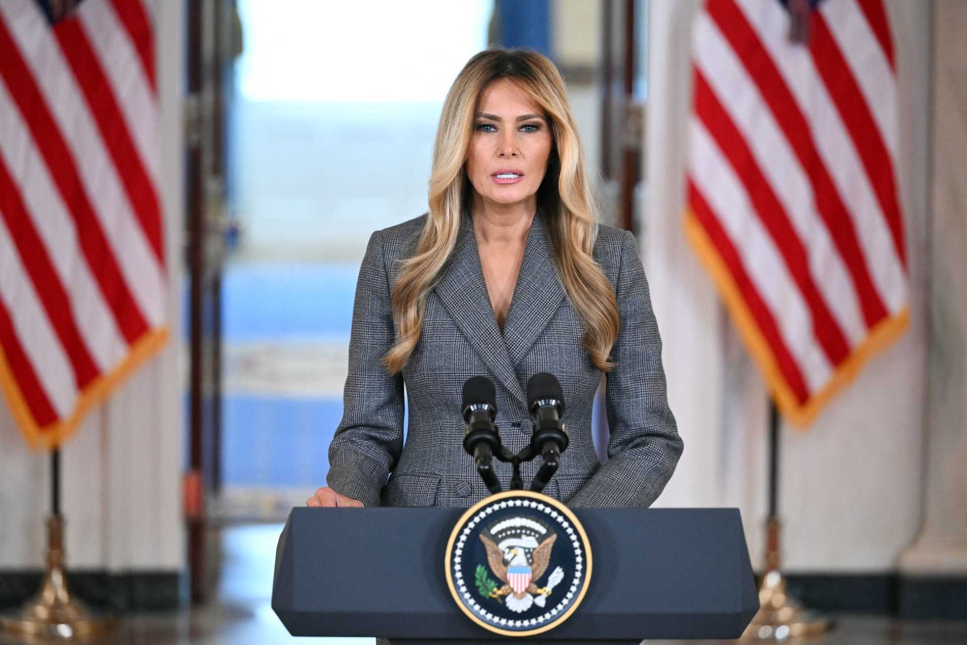 Melania Trump denies ties to Epstein, knowledge of his crimes in White House announcement
