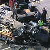Three dead, officer injured in fiery crash along Interstate 44 in southwest Oklahoma City