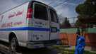 Ambulance damaged by Israeli strike