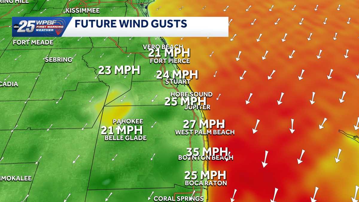 Strong winds and scattered storms forecast through Tuesday