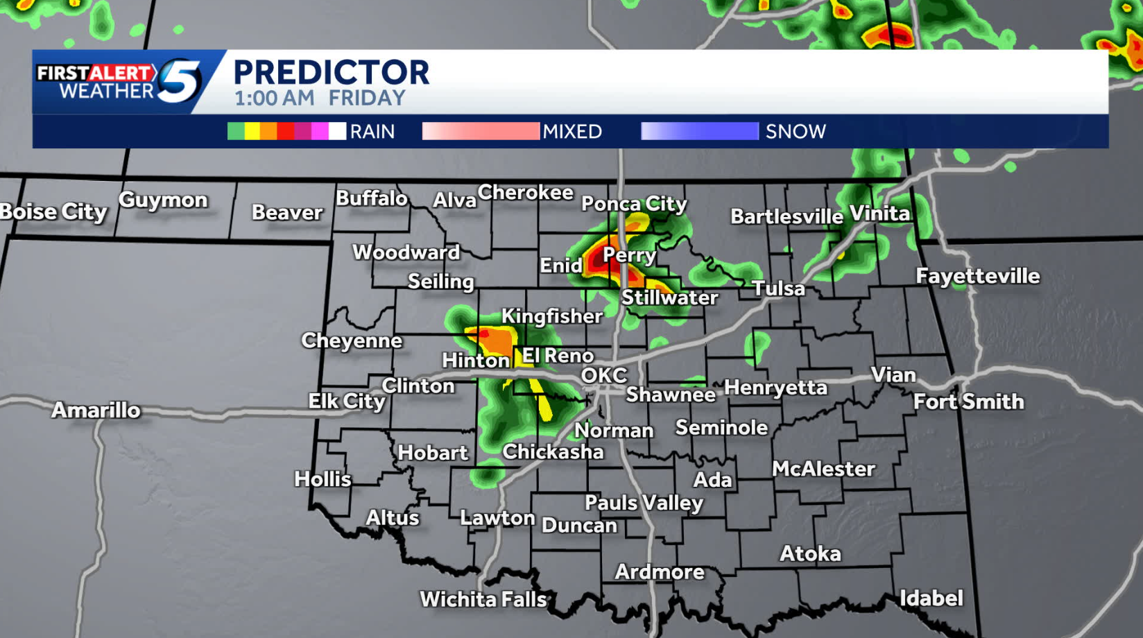 Severe storms spin up tornado Thursday - KOCO