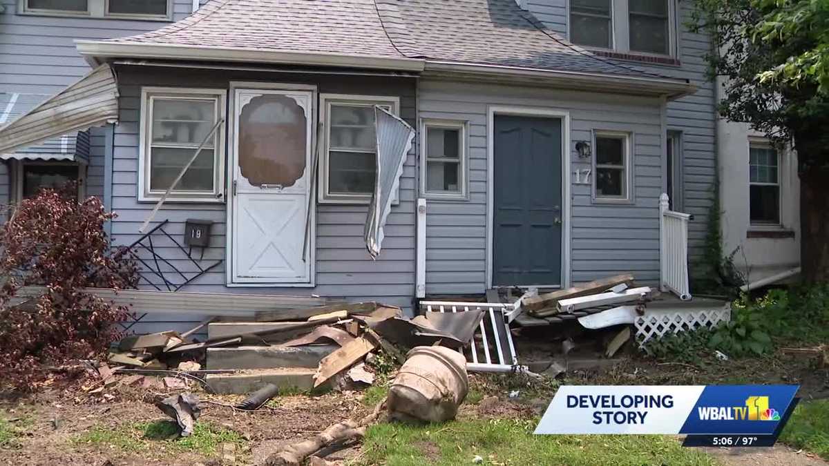 Residents rattled after truck crashes into their Dundalk homes