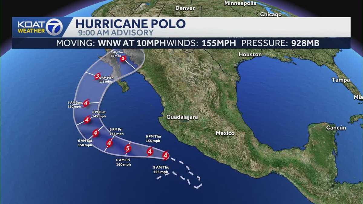 Hurricane Polo could impact New Mexico next week