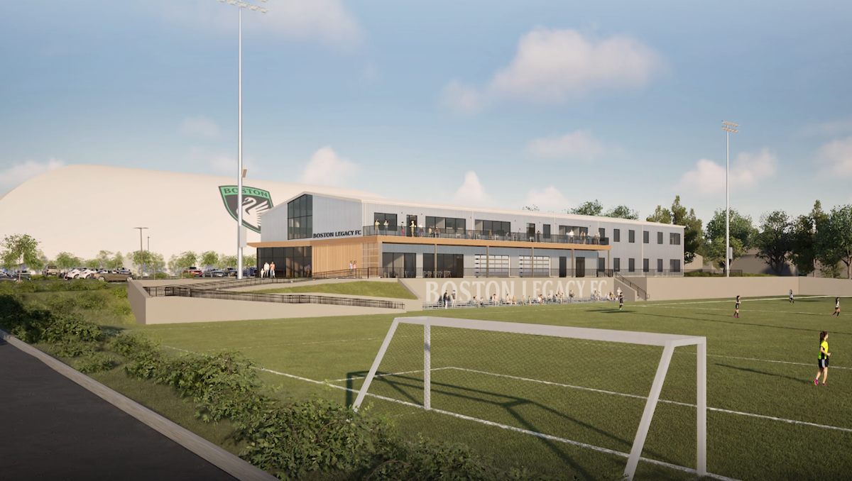 Boston Legacy’s 30,000-square-foot Brockton training center under construction