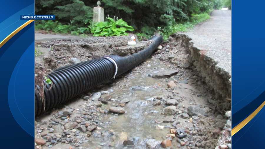 Flash flooding in parts of New Hampshire closes roads - WMUR