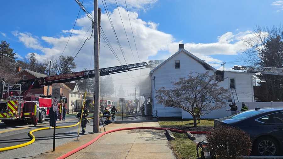 Apartment building fire in Franklin County, Pa. displaces 9 people - WGAL