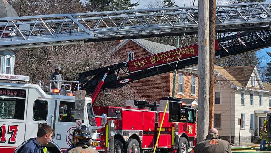 Apartment building fire in Franklin County, Pa. displaces 9 people - WGAL