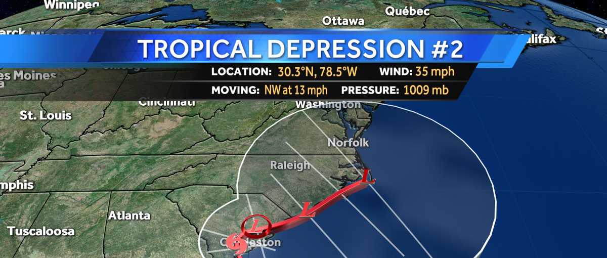 Tropical storm warning in effect for Hilton Head, Beaufort and Bluffton