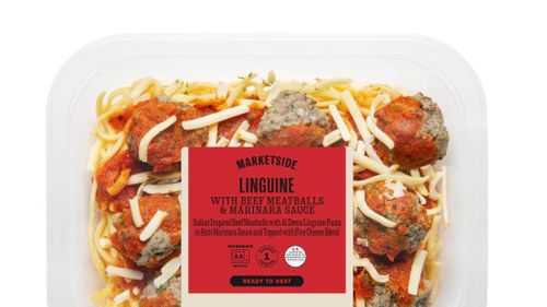 Some packages of Marketside Linguine with Beef Meatballs & Marinara Sauce 12-oz. have been recalled.