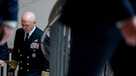 US Navy Adm. Frank "Mitch" Bradley arrives for a classified briefing for leaders of the Senate Armed Services Committee, on US strikes against Venezuelan boats suspected of smuggling drugs, on Capitol Hill on December 4, 2025.