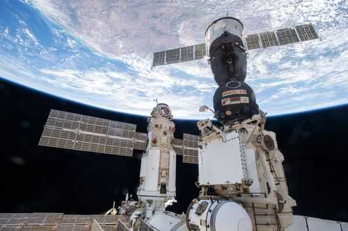 Space Station astronauts prepare for possible evacuation as air leak repair takes place