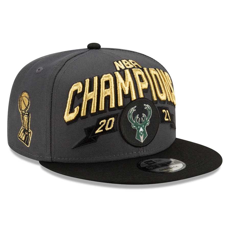 Milwaukee Bucks Black Framed 2021 NBA Finals Champions Logo