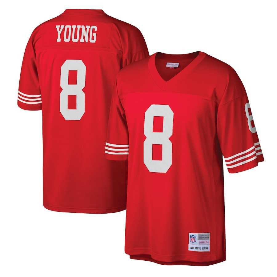 Steve Young San Francisco 49ers Mitchell & Ness Retired Player Legacy Replica  Jersey - White