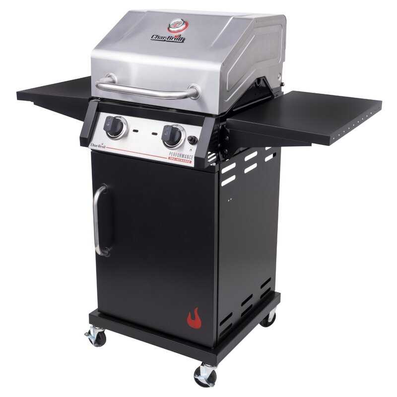 Char-Broil 2 - Burner Free Standing Liquid Propane Infrared 18000 BTU Gas Grill with Cabinet (Part number: 463655021)