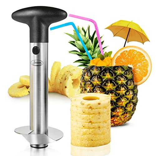 Zulay Kitchen Pineapple Corer and Slicer Tool Set - Yellow, 1