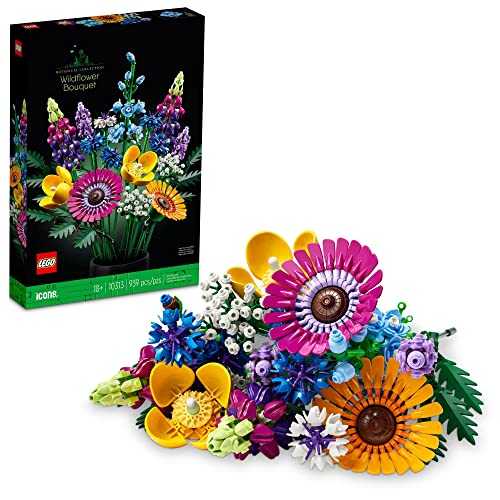 LEGO Icons Wildflower Bouquet (939 Pieces)