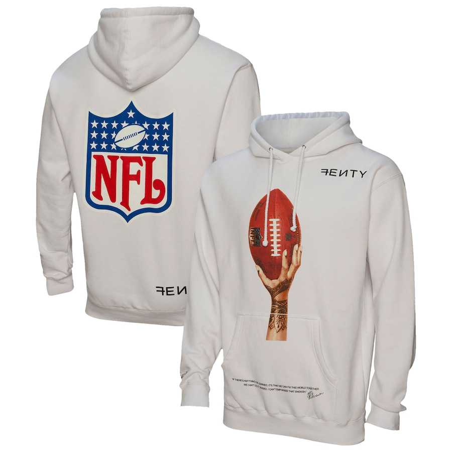Shop Fenty game day gear on Fanatics, including hoodies, joggers and more -  Good Morning America