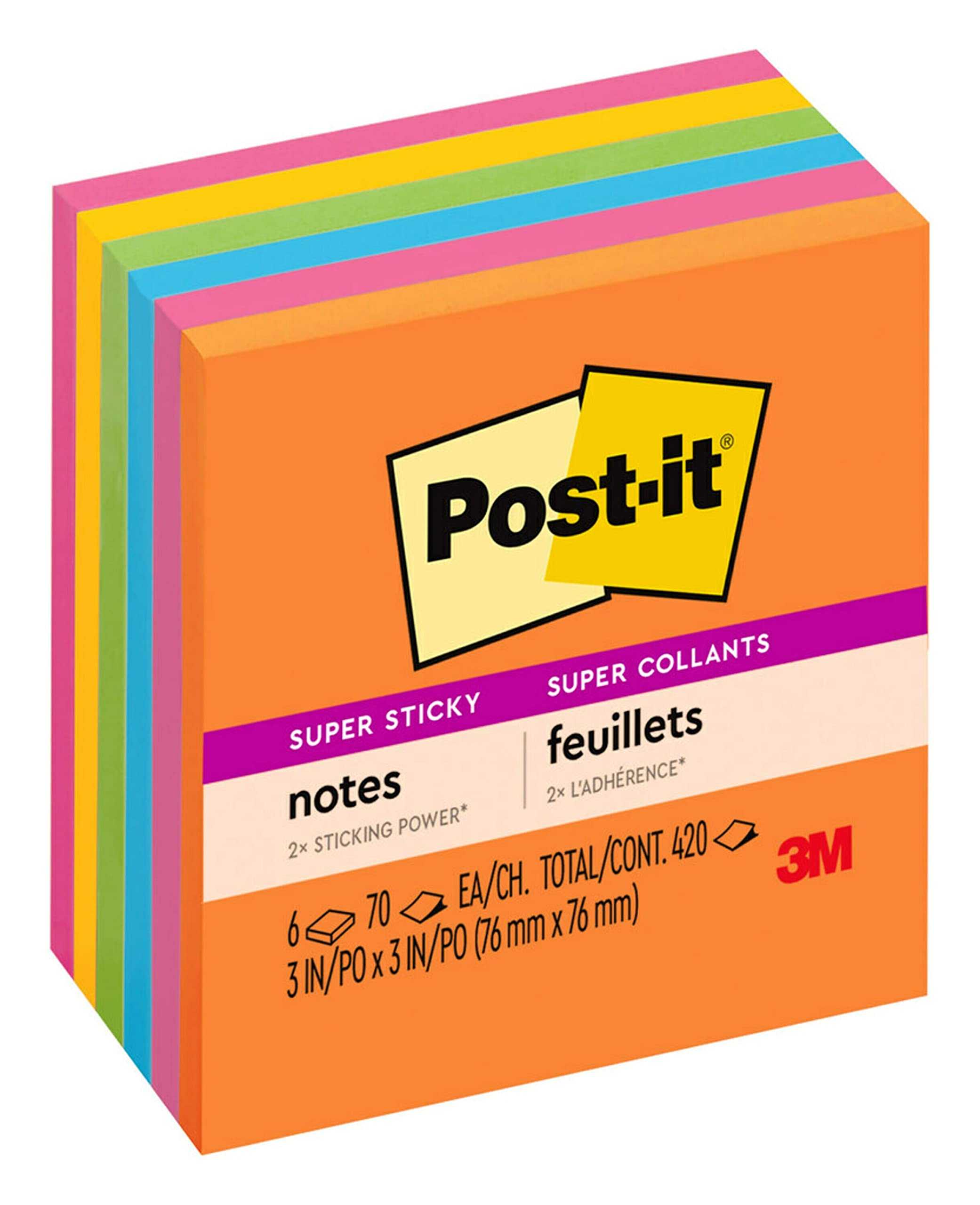 Post-it Super Sticky Notes