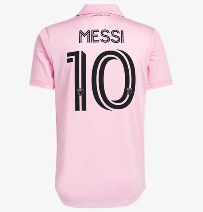 Messi Inter Miami jersey available for purchase on Adidas