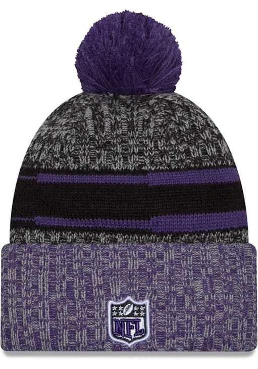 New Era Black Minnesota Vikings Team Social Justice Cuffed Knit Hat