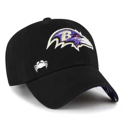 Baltimore Ravens Hat '47 Snapback Black Purple White