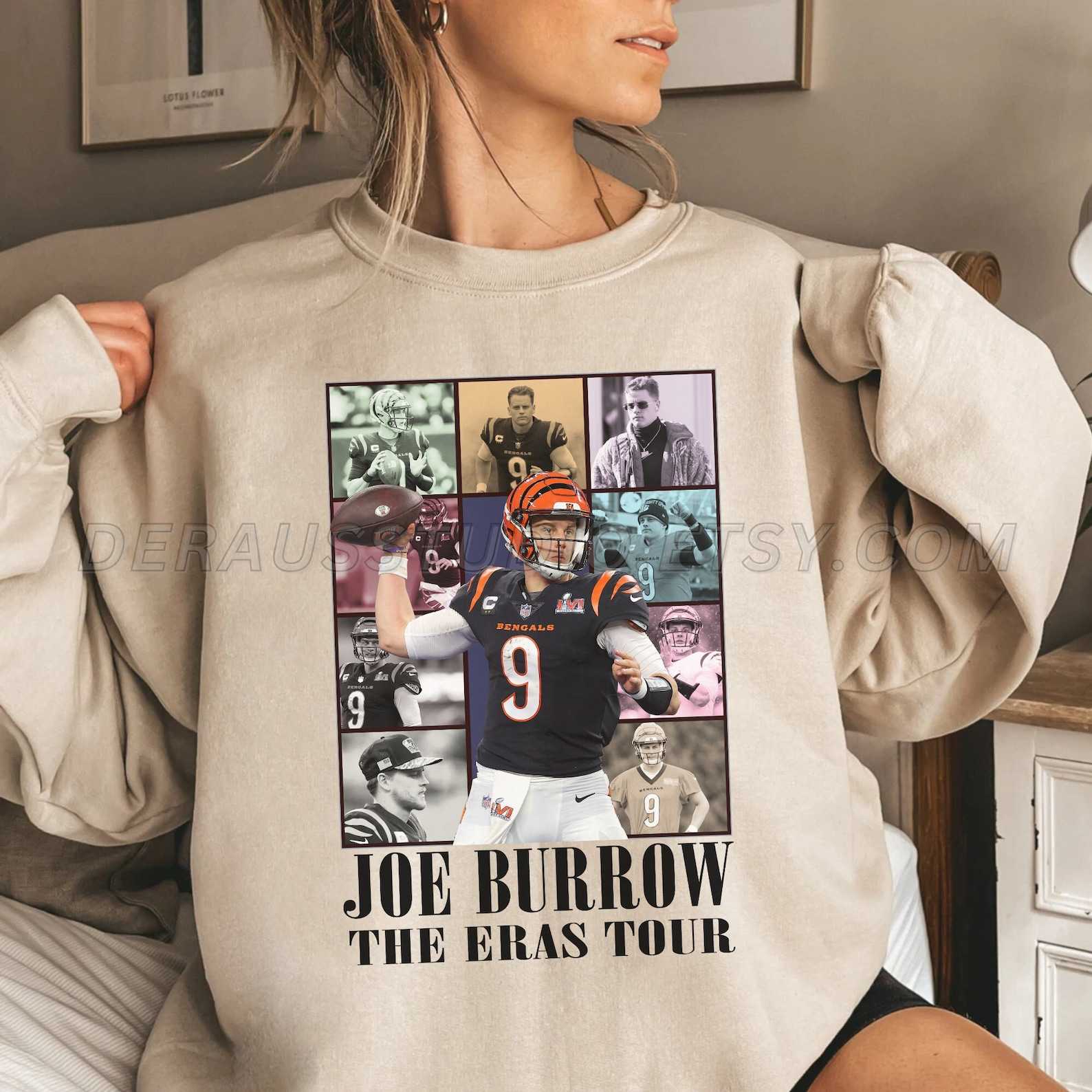 Joe Burrow The Eras Tour Shirt Joe Burrow Sweatshirt Cincinnati