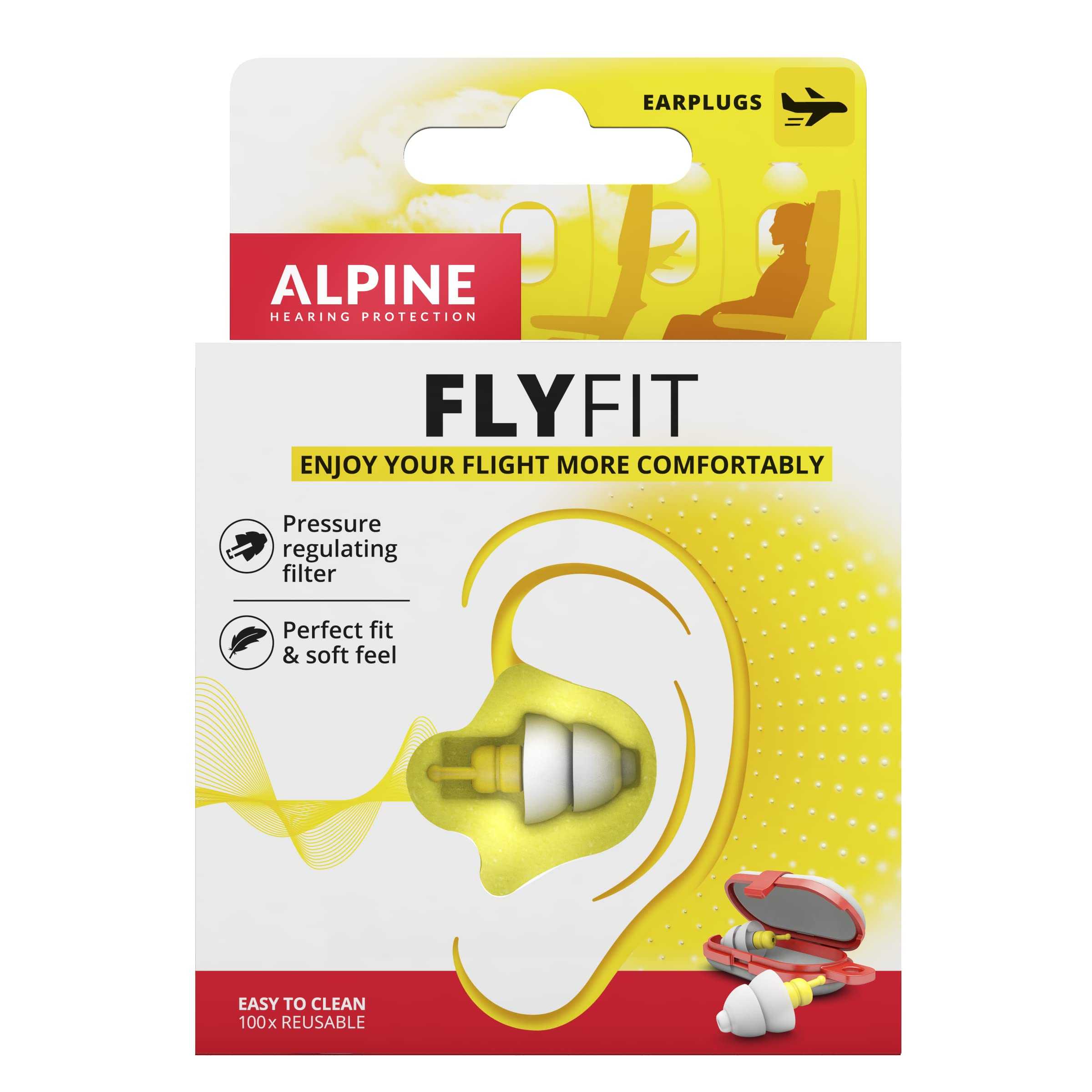 Alpine FlyFit - Earplugs for Pressure Relief