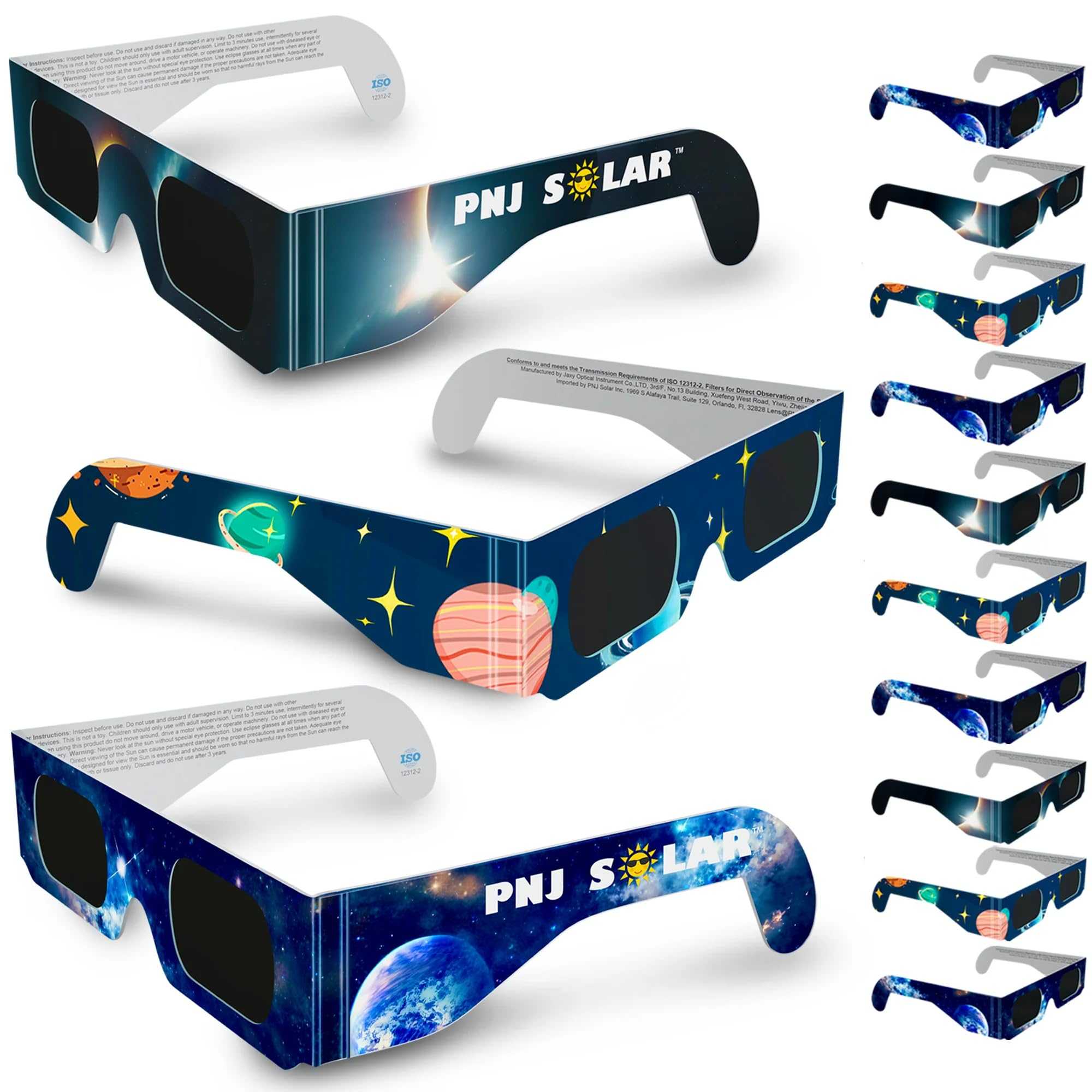 Solar Eclipse Glasses - AAS Approved - Family Pack