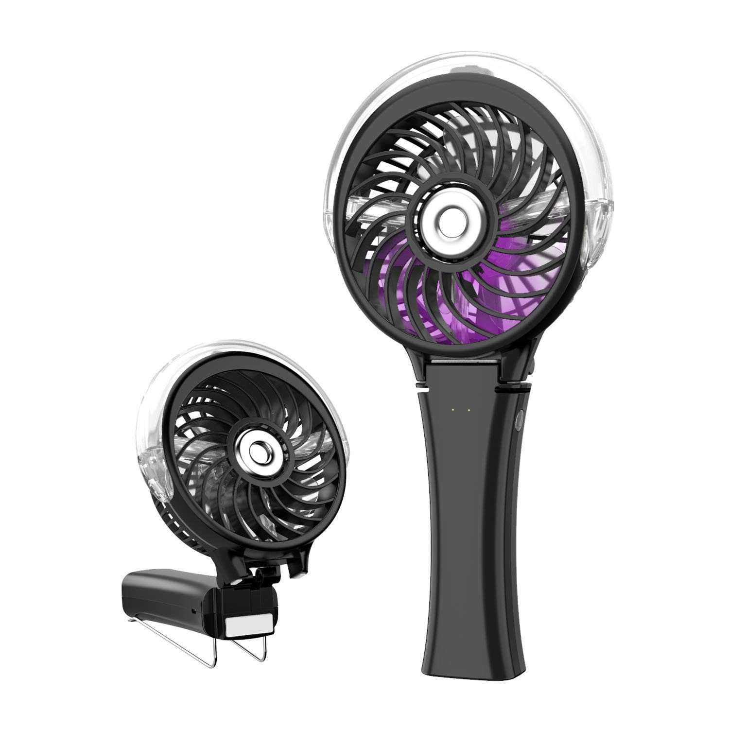 Manual misting fan,