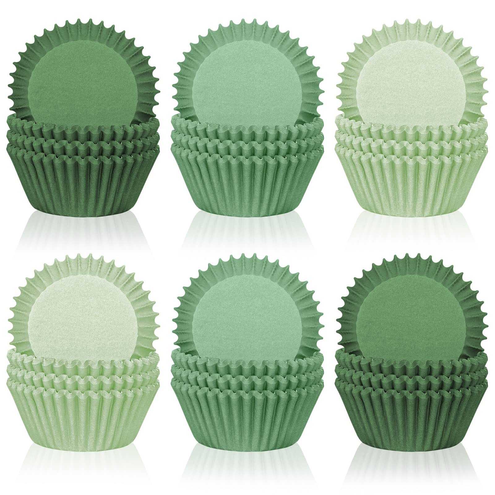 Whanine 600pccs Green Green Sage Green Green Green Green Green Cupcakes Paste cups of dough Whanine 600pccs Green Green Sage Green Green Green Green Green Cupcakes Paste cups of dough