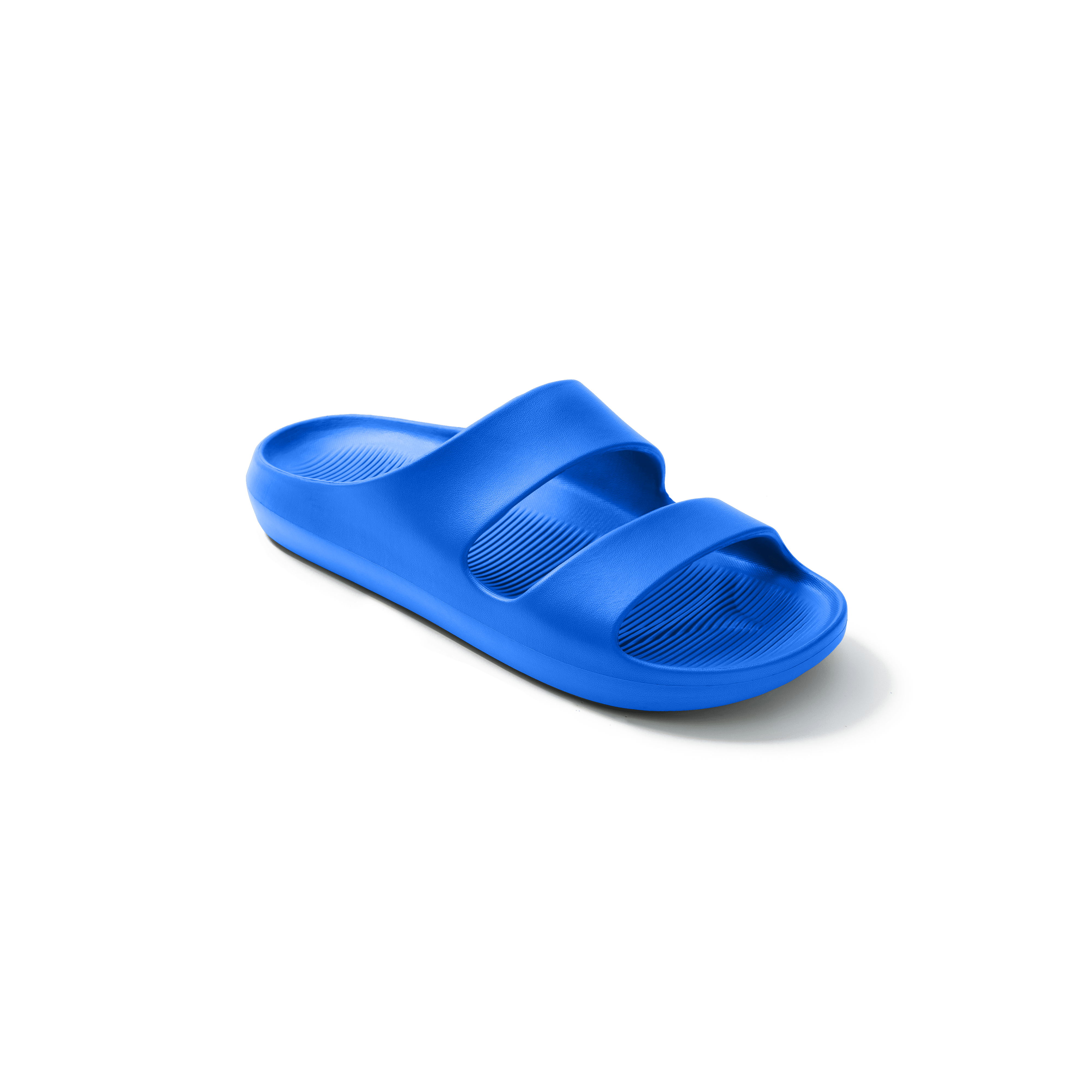 Spenco Men's Thrust Slide Sandals – Recovery & Comfort For Running/Hiking – Blue, Size 12, New In Box