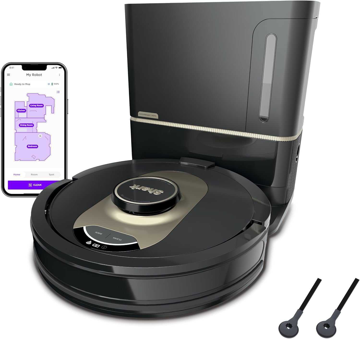 Shark AV2501AE AI Robot Vacuum with XL HEPA Self-Empty Base