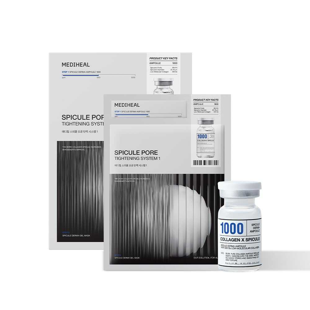 Mediheal Collagen Spicule serum and mask set