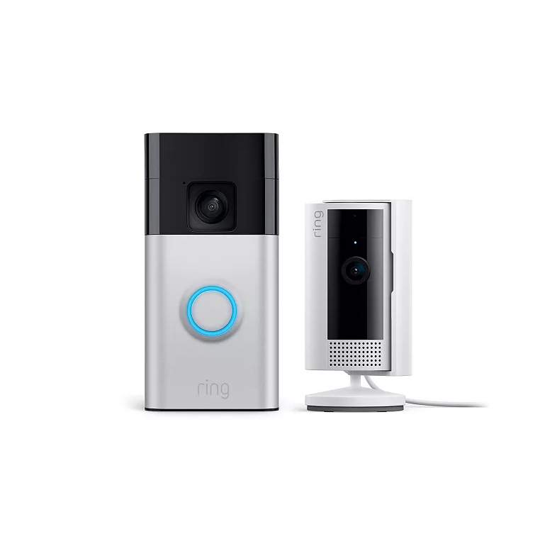 Ring Battery Doorbell and Indoor Cam Starter Set