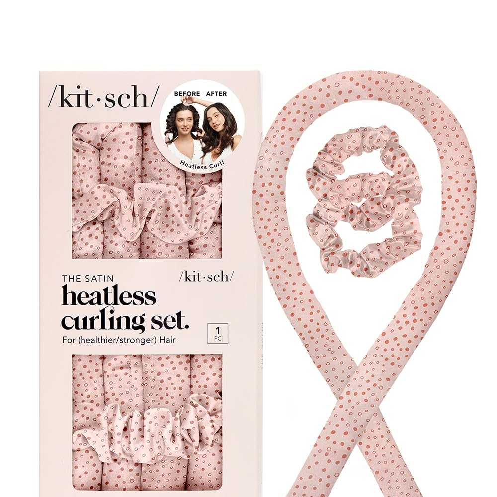 Satin Heatless Curling Set