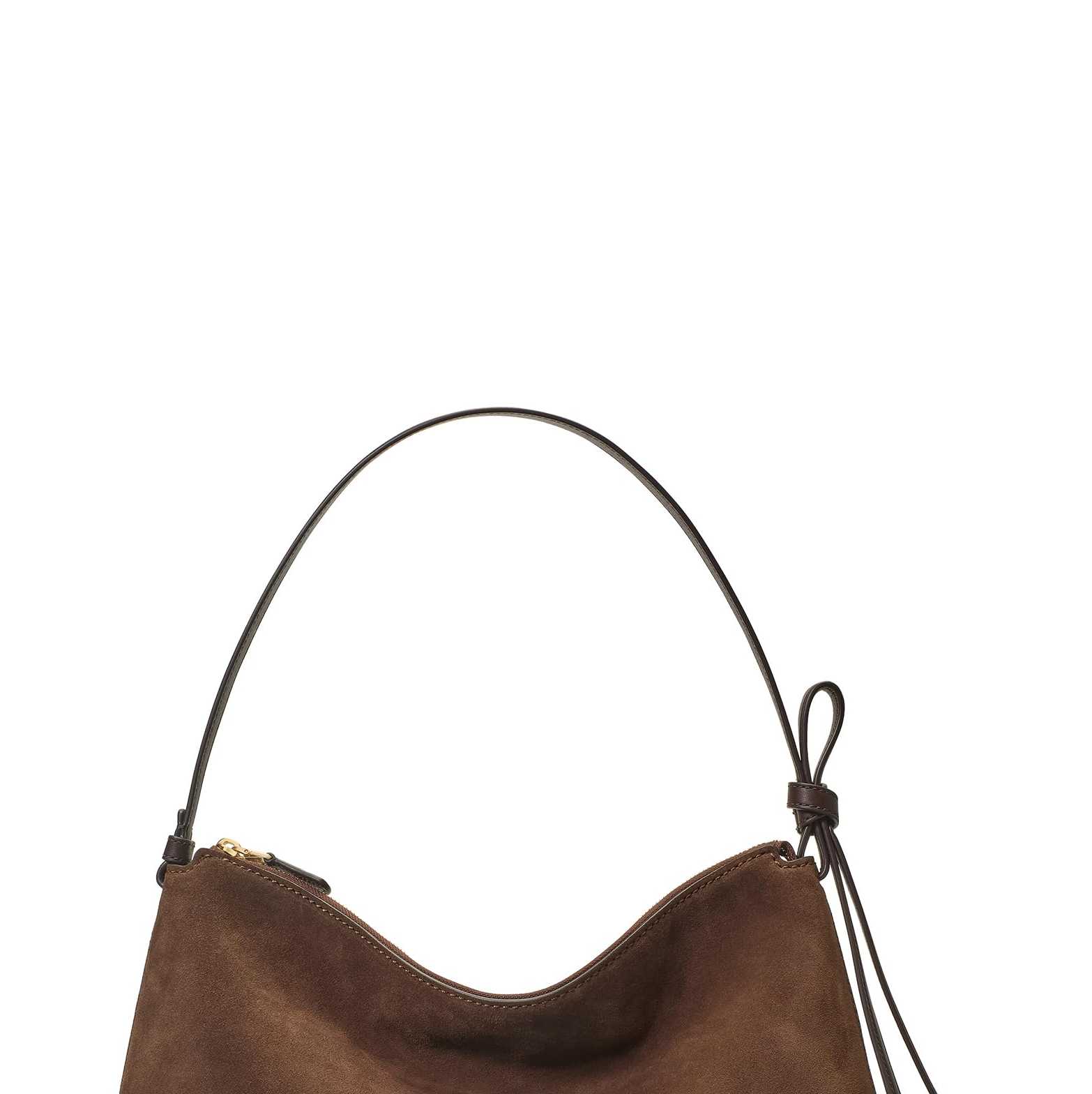 Loop Suede Large Shoulder Bag